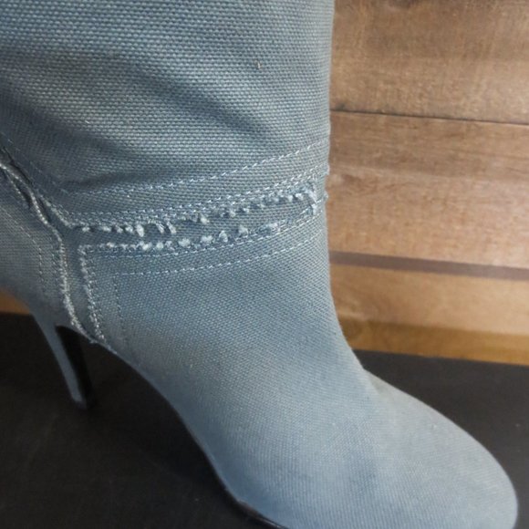 STELLA MCCARTHY HIGH HEEL FRAYED BOOT - LADIES EU 37 US 6.5 - Picture 3 of 6